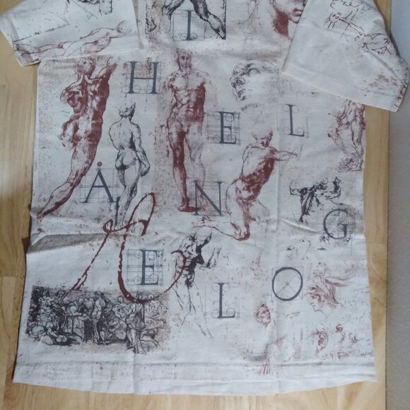 Vintage Wildwood Michaelangelo AOP Art T-Shirt - Picture 6 of 8